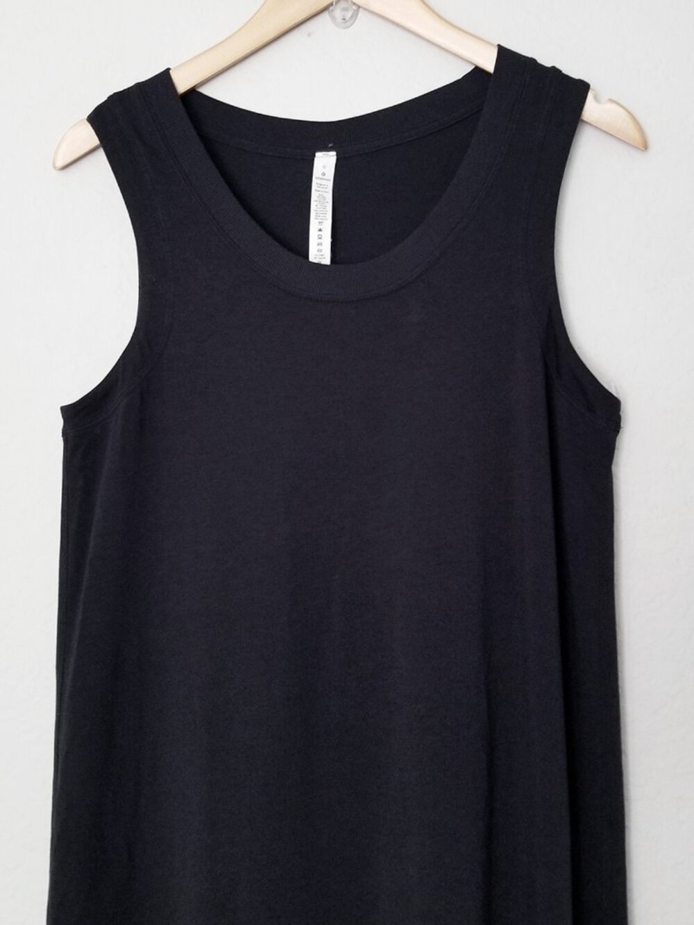 Lululemon All Yours Midi Tank Dress Black 6 Vitasea Athleisure Minimalist $98 - Picture 13 of 16